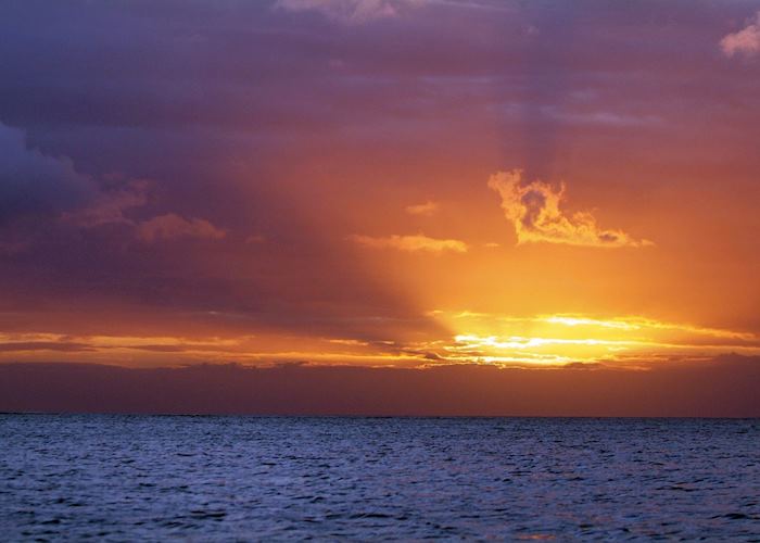 Sunset in Mauritius
