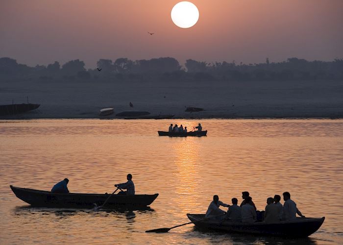Sunset over the Ganges, Varanasi, India