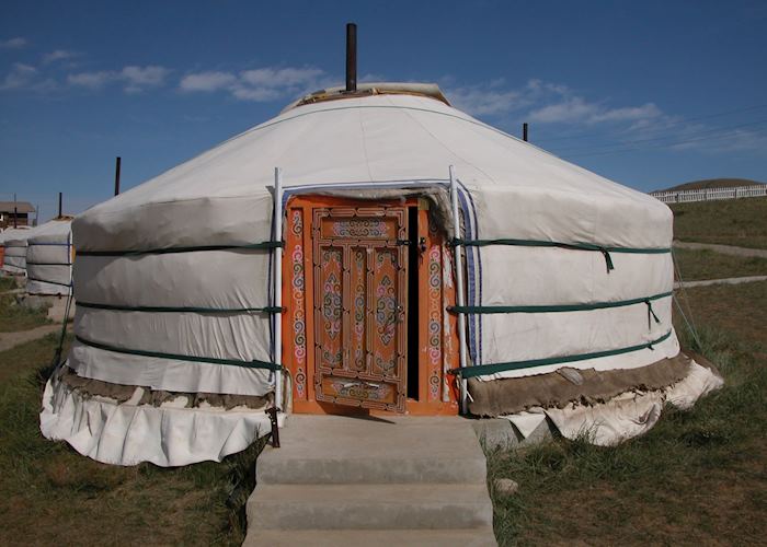 Traditional Ger Tent, Khustaii Ger Camp, Khustaii Nuruu National Park