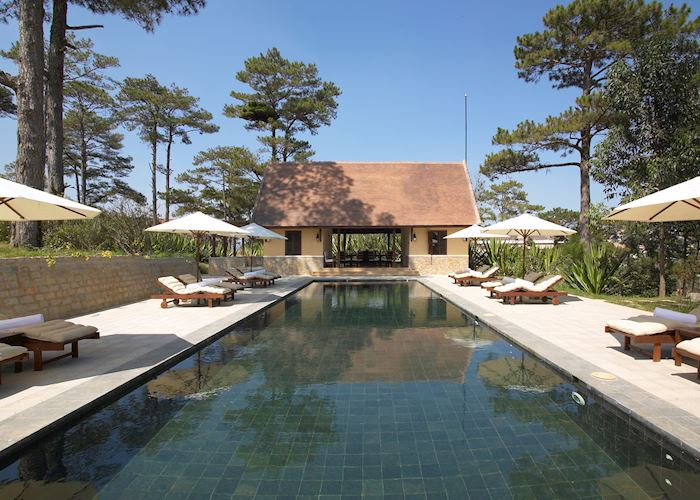 The pool at the Ana Mandara Villas, Dalat