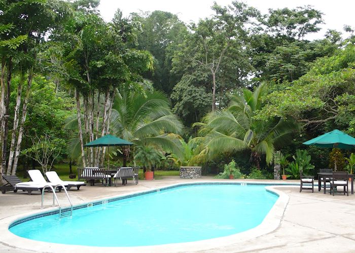 Pool area at The Lodge at Pico Bonito, La Ceiba