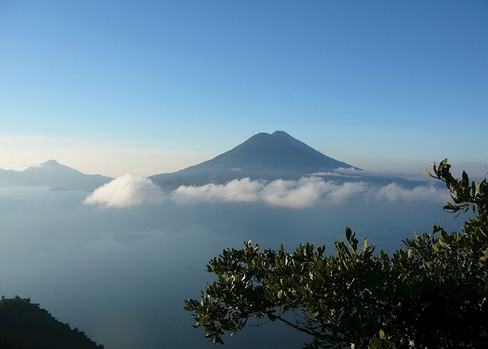 Volcan Toliman and Atitlán, Lake Atitlán, Guatemala