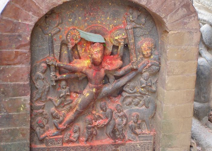Hindu carving at Changu Narayan Temple