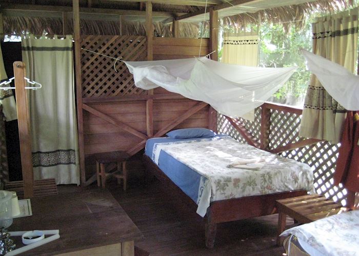 Cabin interior, Manu Wildlife Centre