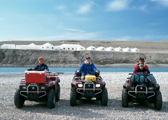 Exploring from Arctic Watch Lodge