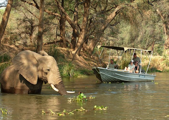 Boat trip on the Zambezi River