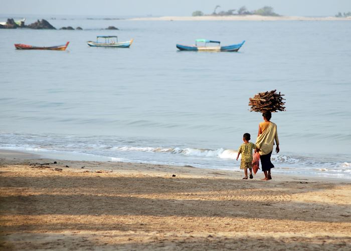 Unlike many popular beaches in Southeast Asia, Ngapali still retains the local way of life
