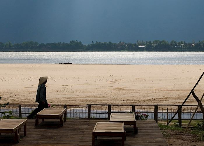 View from La Folie lodge, Champasak