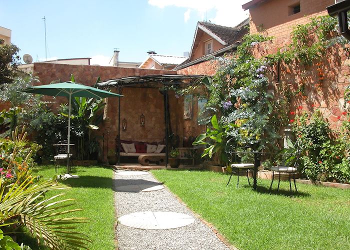 The garden at Pavillon de l'Emyrne