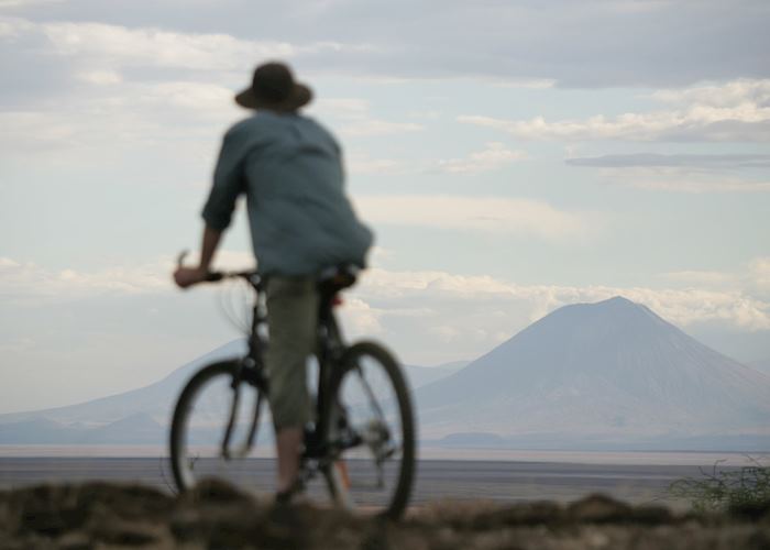 Biking safari in the Shompole Conservancy