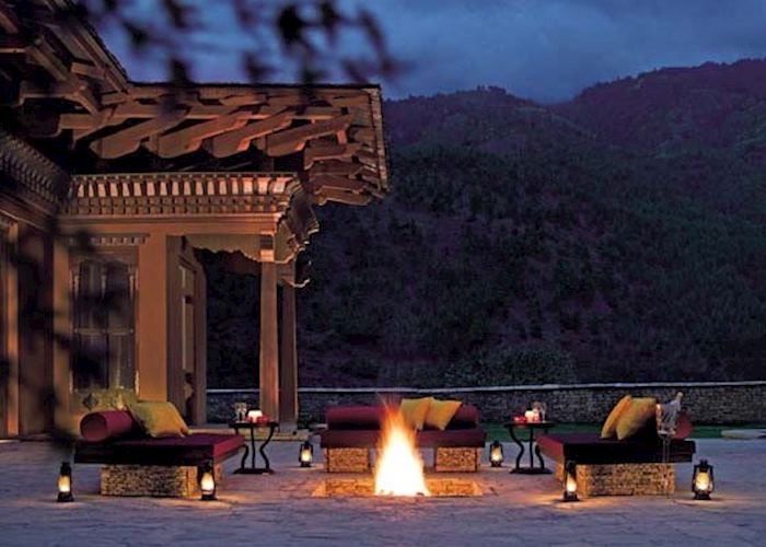 Outdoor Bonfire, Taj Tashi Hotel, Thimphu