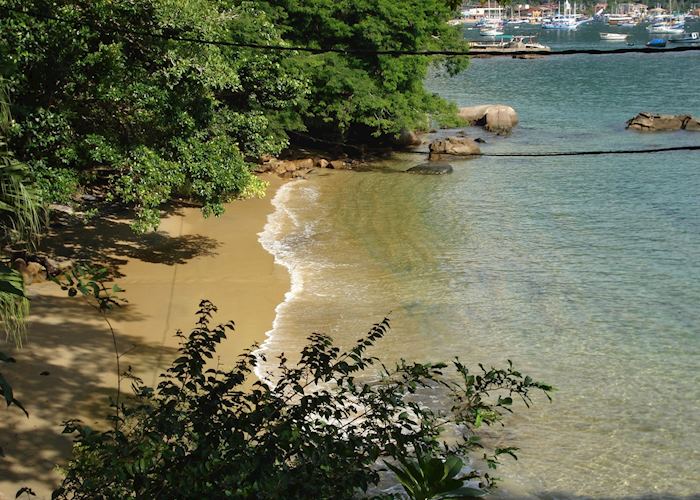 The beach at Pousada Sagu Mini Resort, Ilha Grande