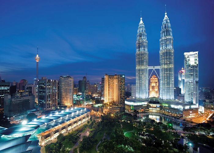 The Mandarin Oriental and Petronas Towers, Kuala Lumpur