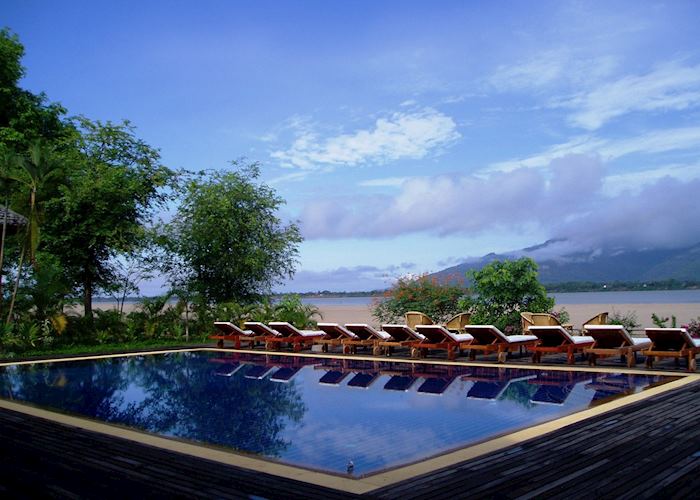 Pool, La Folie lodge, Champasak