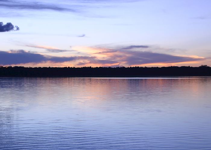 Sunset over Sandoval Lake