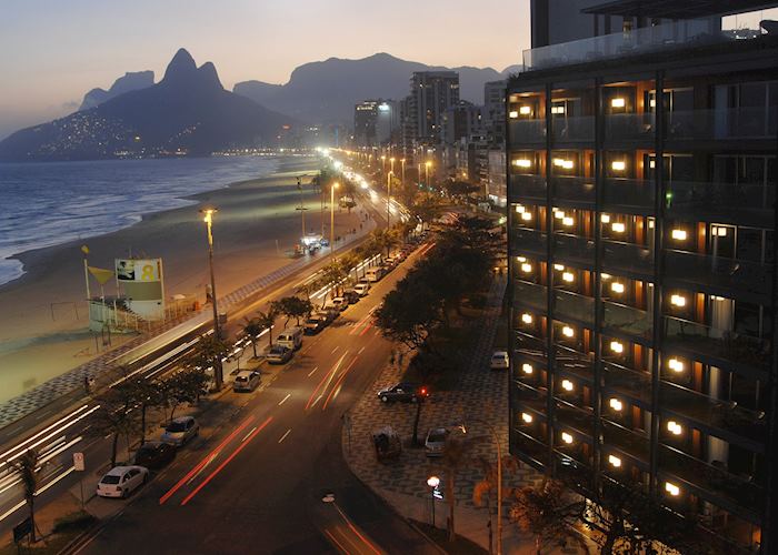 View along Ipanema Beach, Fasano Rio, Rio de Janeiro