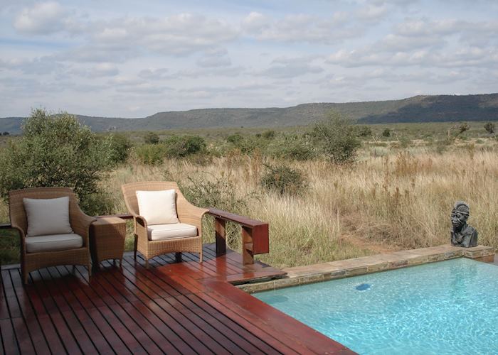 View from room, Mateya Safari Lodge