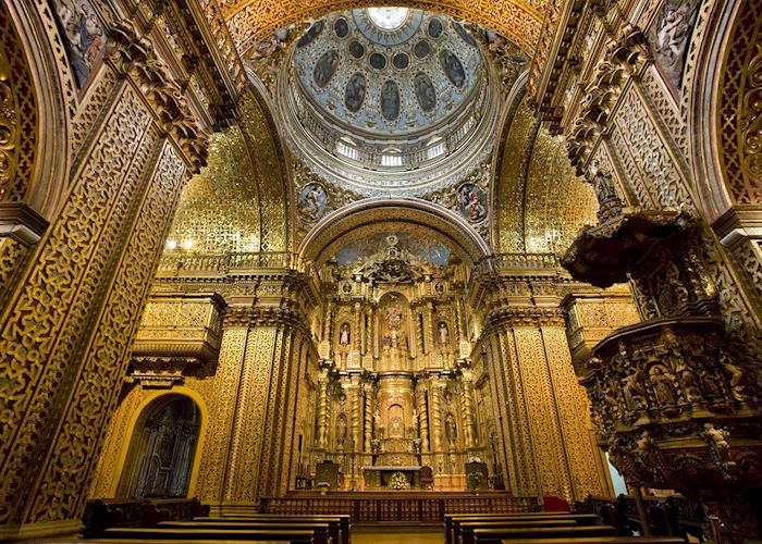 La Compania de Jesus, in Quito's Old Town