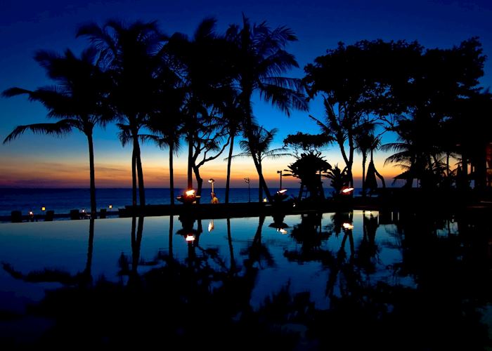 Legian Pool at night, The Legian Bali, Seminyak