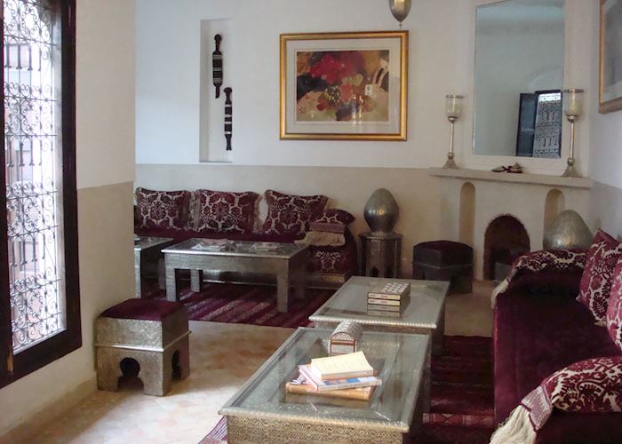 Salon at the Riad Assakina, Marrakesh