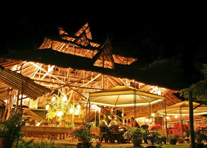 Evening meal at Elephant Hills Camp, Khao Sok National Park