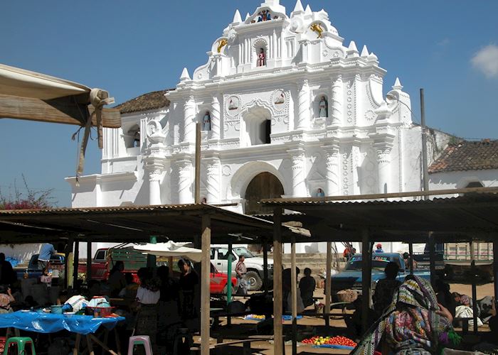The church of San Juan Comalapa