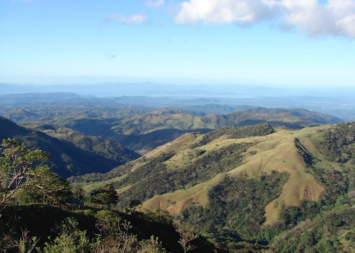 Stunning view driving from Monteverde, Costa Rica