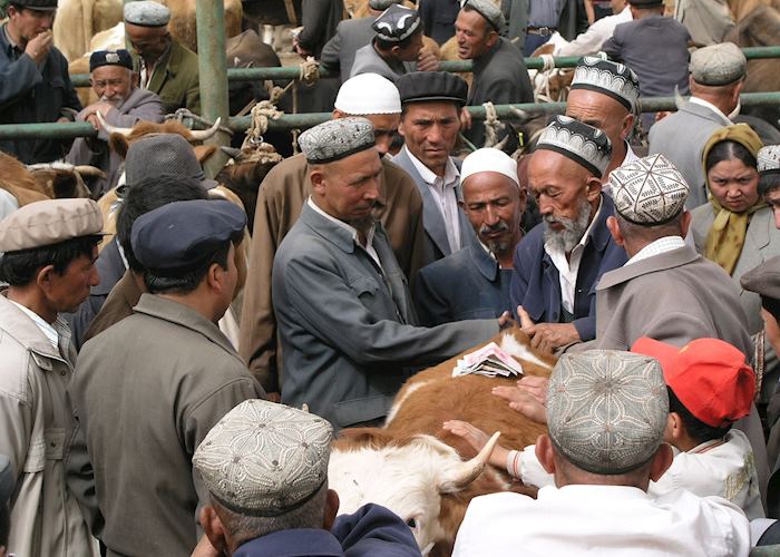 Livestock market, Kashgar