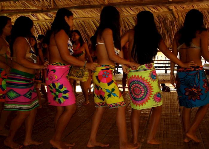 Embera girls, Panama