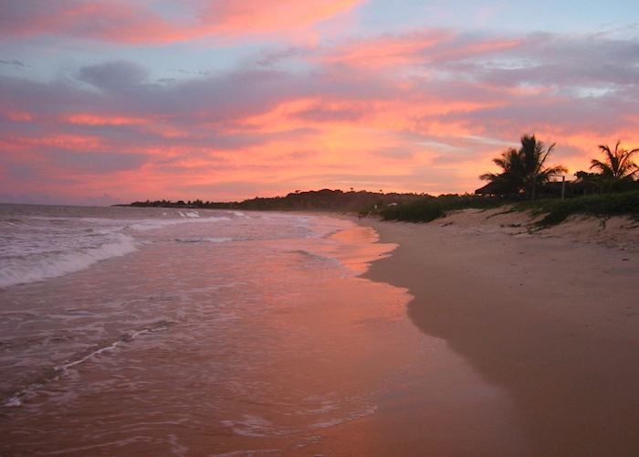 Sunset near Trancoso, Brazil
