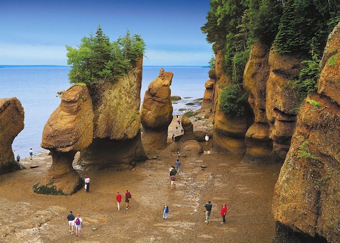Hopewell Rocks Ocean Tidal Exploration Site, New Brunswick