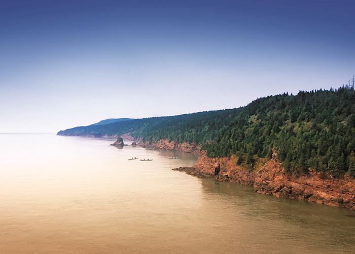 Coastal scenery in Fundy National Park near Riverside Albert