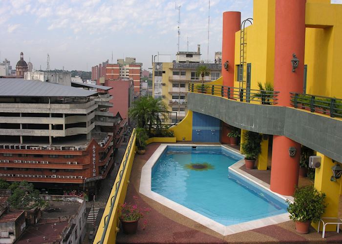 Pool at Hotel Las Margaritas, Asunción