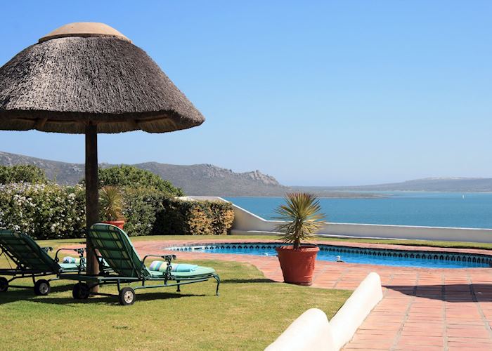 Pool Terrace. The Farmhouse Hotel, Langebaan