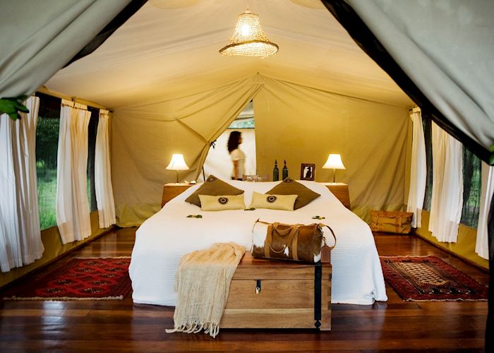 Luxury tent at Karen Blixen Camp