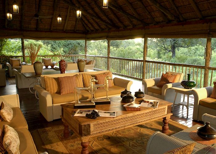 Bush Lodge Deck. Sabi Sabi - Bush Lodge, The Sabi Sand Wildtuin