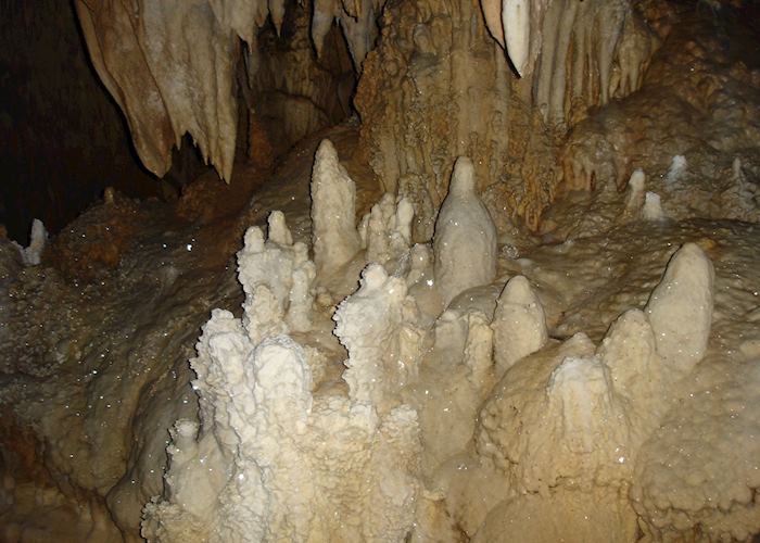 Stalagmites & Stalactites in ATM cave