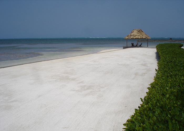 Beach at Turneffe Island Lodge