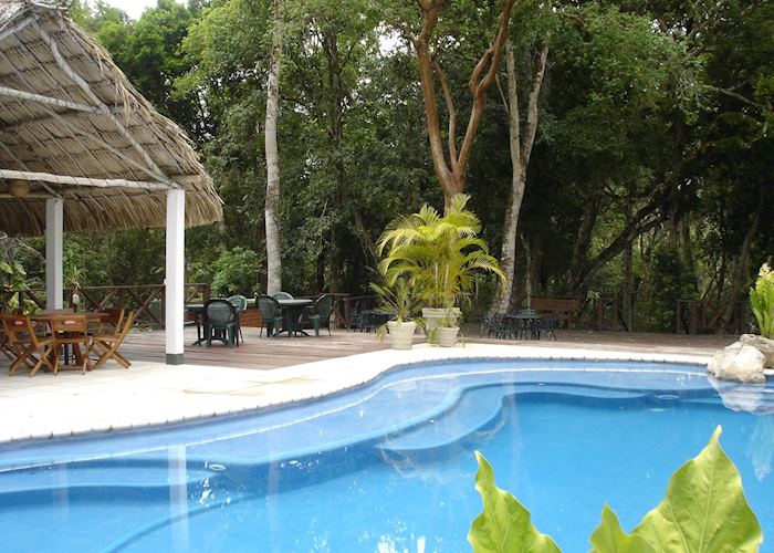 Swimming pool, Hotel Posada de la Selva, Tikal