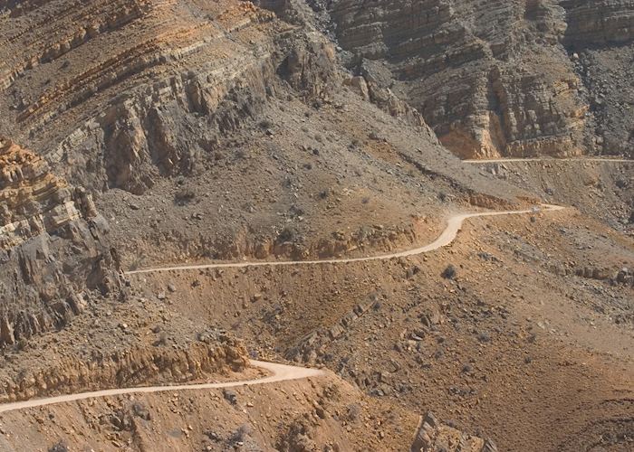 Mountain road, near Salalah