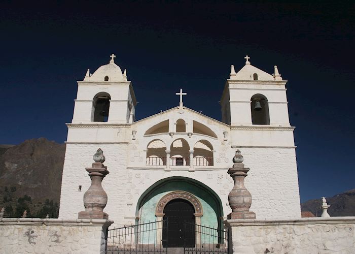 The church in Yanque, Colca Canyon