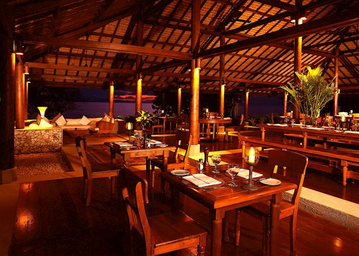 Restaurant, Amanwana, Moyo island