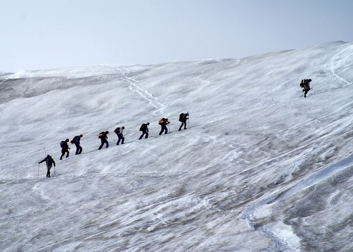 Climbing the Villarrica Volcano