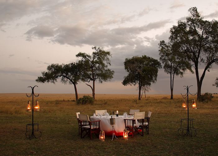 Dining at Governors Camp