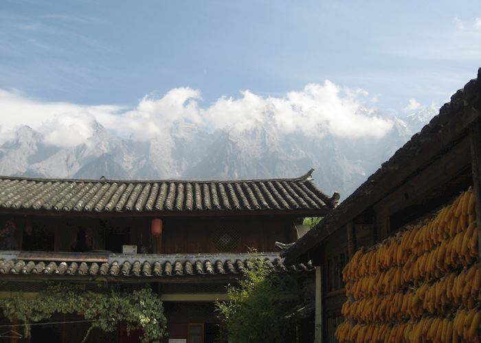 Jade Dragon Mountain looking over Tiger Leaping Gorge