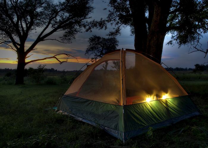 Kanana Mokoro Trails tent in the Nxabega Concession