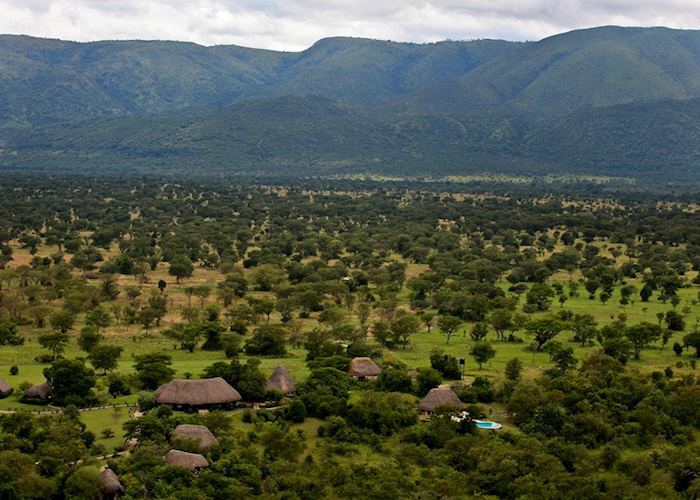 Aerial View, Semliki Safari Lodge