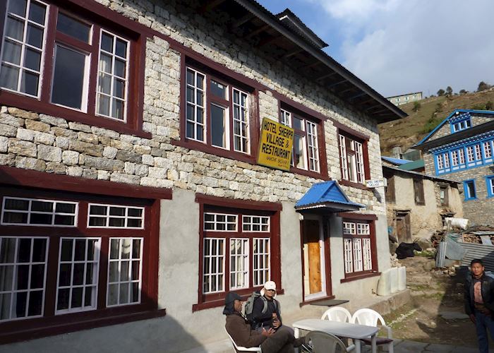 Typical tea house lodge, Nepal