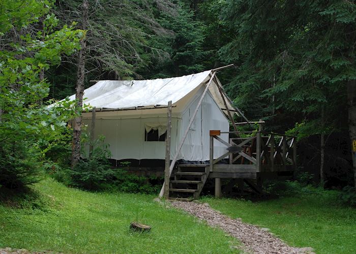 Safari Tent at Bartlett Lodge, Algonquin Provincial Park