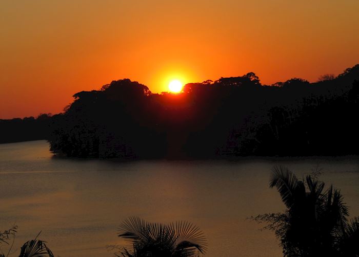 Sunset at Sandoval Lake Lodge